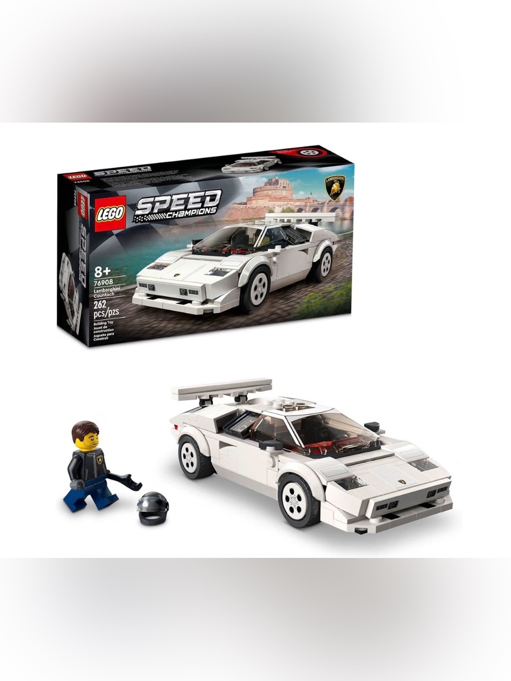 LEGO Speed Champions Lamborghini Countach 76908 Building Kit